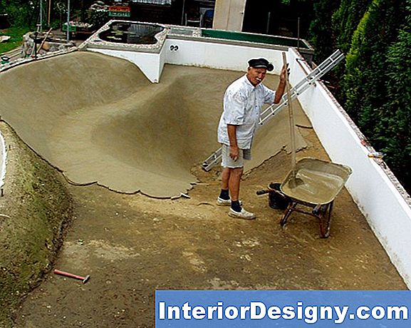 Garten Wie Man Einen ZementBoden Eines Koi Pond Algen Frei Hält